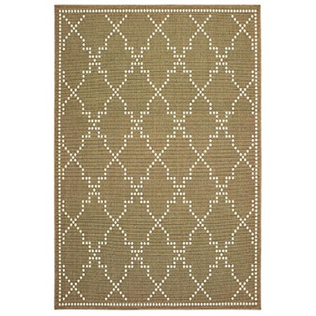 Oriental Weavers 8 ft. 6 in. x 13 ft. Marina Rectangle Rug Tan M7765Y259396ST